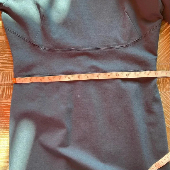NWOT Ann Taylor Blue 3/4 Sleeve Fitted Sheath Dress (4 TALL) - Picture 6 of 6